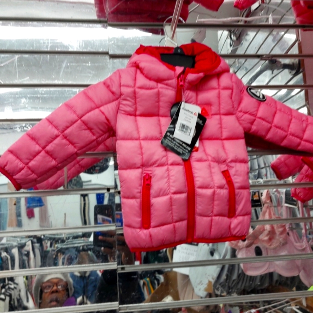 PINK PUFFER KIDS COAT